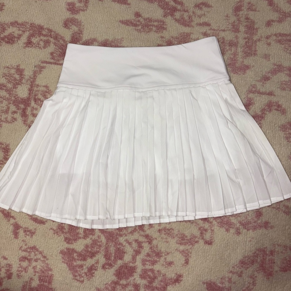 Fabletics Hot Shot Classic White Pleated Sporty Mini Skirt Women’s XS - Picture 4 of 13
